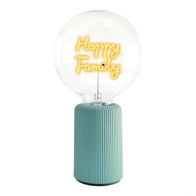 Mitb Happy Family Portable Table Lamp In Blue