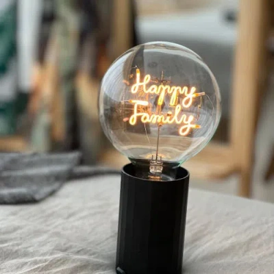 Mitb Happy Family Portable Table Lamp In Blue