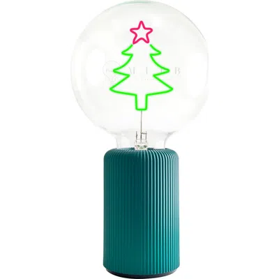 Mitb Xmas Tree Portable Table Lamp In Green