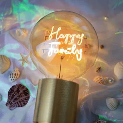 Mitb Happy Family Portable Table Lamp In Green