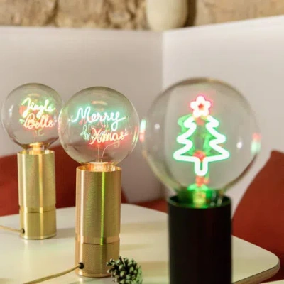Mitb Jingle Bells Portable Table Lamp In Gold