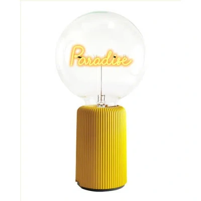 Mitb Paradise Portable Table Lamp In Yellow