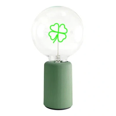 Mitb Clover Portable Table Lamp In Green