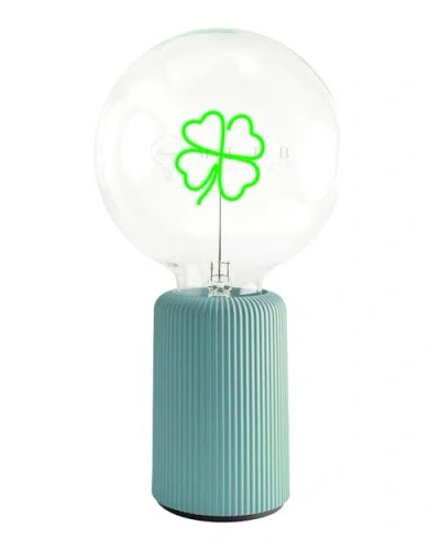 Mitb Clover Portable Table Lamp In Blue