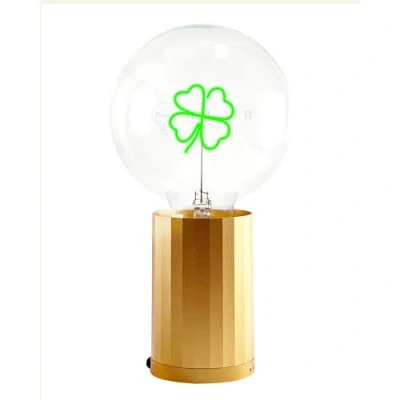 Mitb Clover Portable Table Lamp In Gold