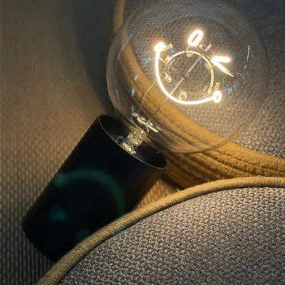 Mitb Smiley World Kidness Portable Table Lamp In Blue