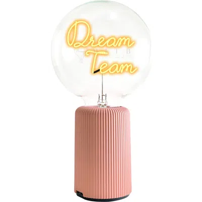 Mitb Dream Team Portable Table Lamp In Pink