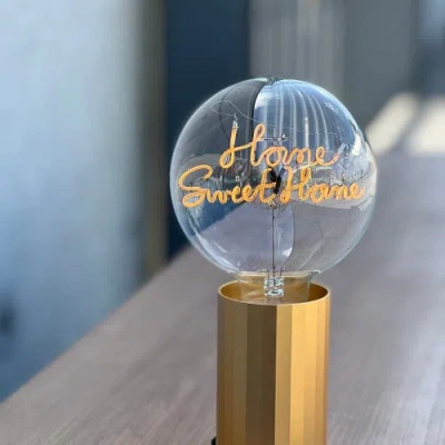 Mitb Home Sweet Home Portable Table Lamp In Blue