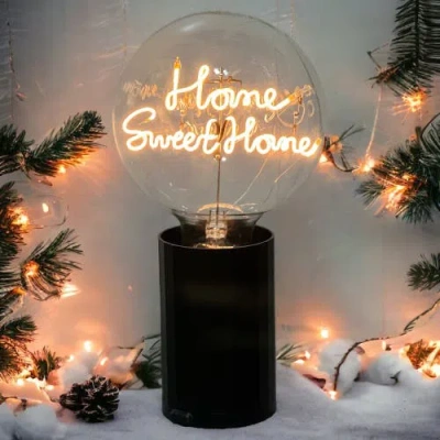 Mitb Home Sweet Home Portable Table Lamp In Green