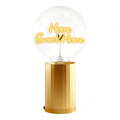 Mitb Home Sweet Home Portable Table Lamp In Gold