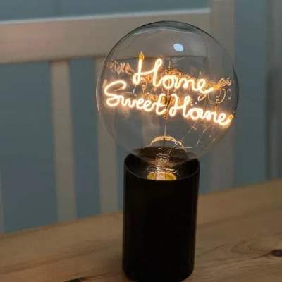 Mitb Home Sweet Home Portable Table Lamp In Green