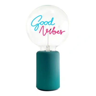 Mitb Good Vibes Portable Table Lamp In Green