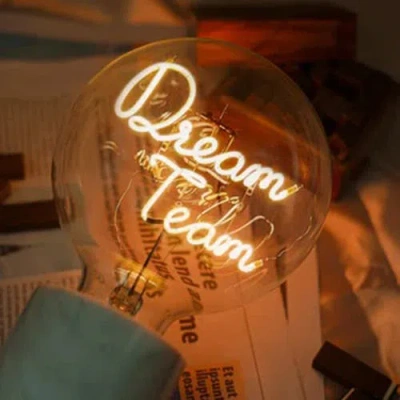 Mitb Dream Team Portable Table Lamp In Black