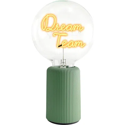 Mitb Dream Team Portable Table Lamp In Green