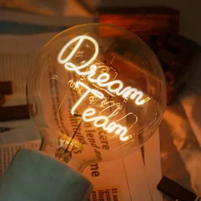 Mitb Dream Team Portable Table Lamp In Blue