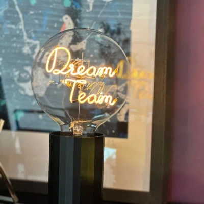 Mitb Dream Team Portable Table Lamp In Blue