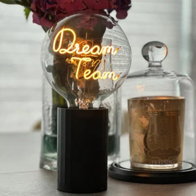 Mitb Dream Team Portable Table Lamp In Black