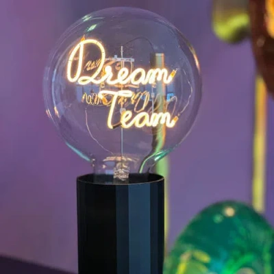 Mitb Dream Team Portable Table Lamp In Blue