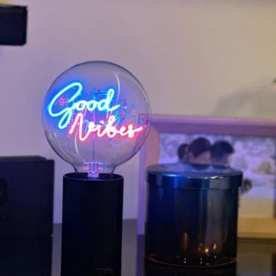 Mitb Good Vibes Portable Table Lamp In Green