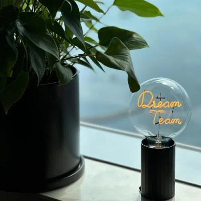 Mitb Dream Team Portable Table Lamp In Yellow