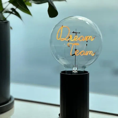 Mitb Dream Team Portable Table Lamp In White