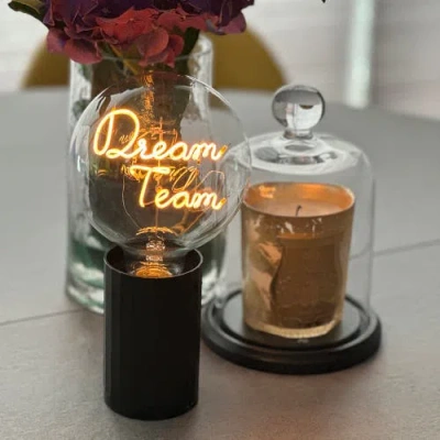 Mitb Dream Team Portable Table Lamp In White