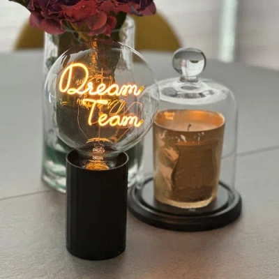 Mitb Dream Team Portable Table Lamp In Yellow