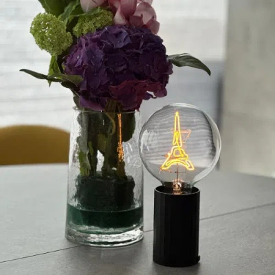 Mitb Eiffel Tower Portable Table Lamp In Green