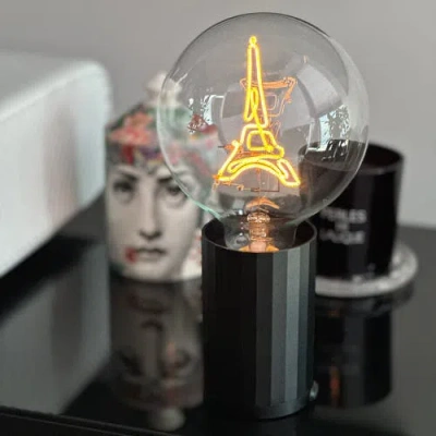 Mitb Eiffel Tower Portable Table Lamp In Green