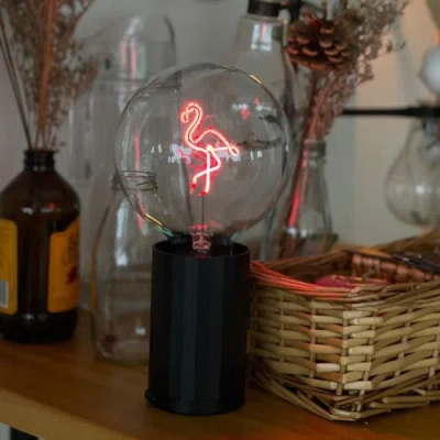 Mitb Flamingo Portable Table Lamp In Yellow