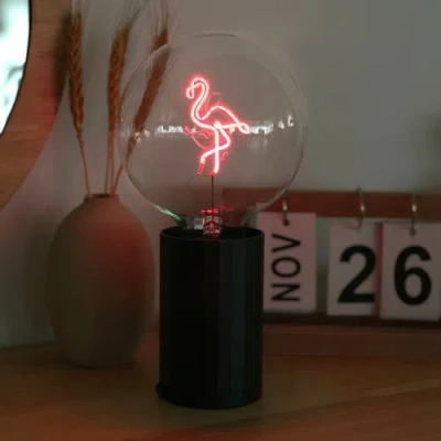 Mitb Flamingo Portable Table Lamp In Green