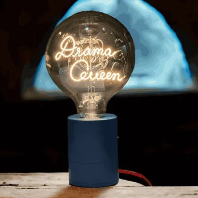 Mitb Drama Queen Portable Table Lamp In Pink