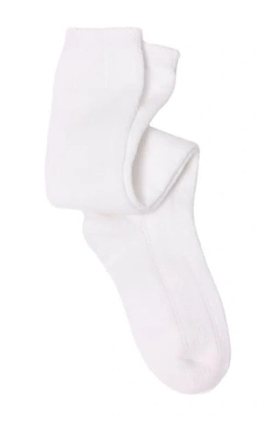Maje Knee-high Pointelle Socks In White