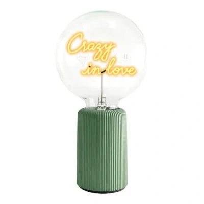 Mitb In Love Portable Table Lamp In Blue