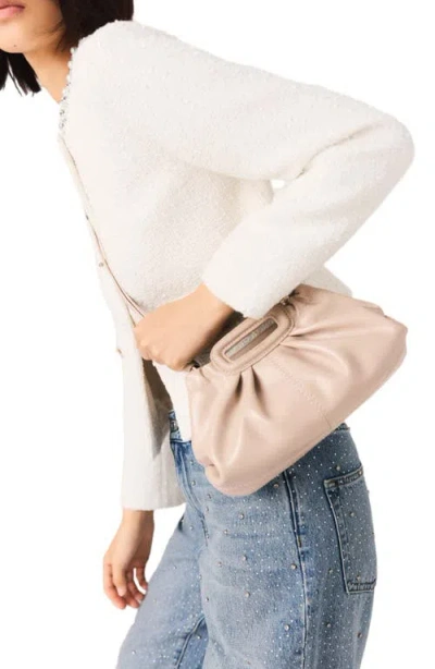 Maje Mini Naplak Leather Clutch