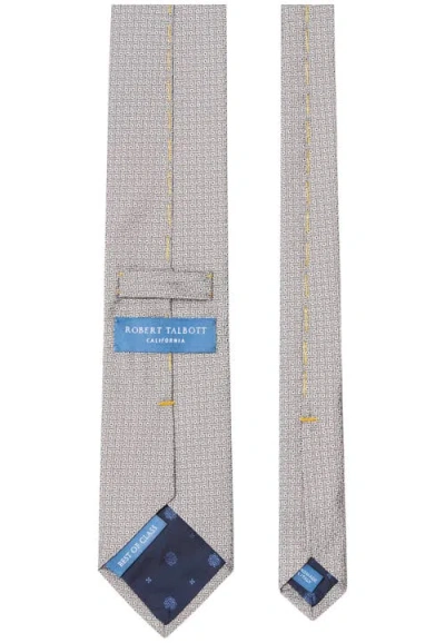 Robert Talbott Robert Ceremonial Weave Best Of Class Necktie In Neutral