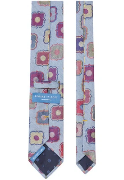 Robert Talbott Robert Large Medallion Best Of Class Necktie In Blue