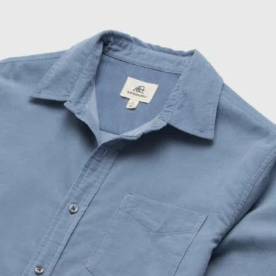 Surfside Supply Co. Brian Corduroy Shirt In Blue