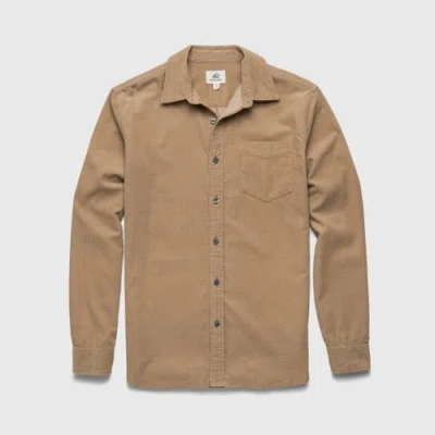 Surfside Supply Co. Brian Corduroy Shirt In Gray