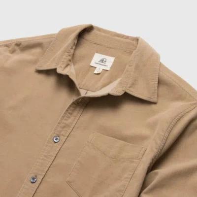 Surfside Supply Co. Brian Corduroy Shirt In Gray