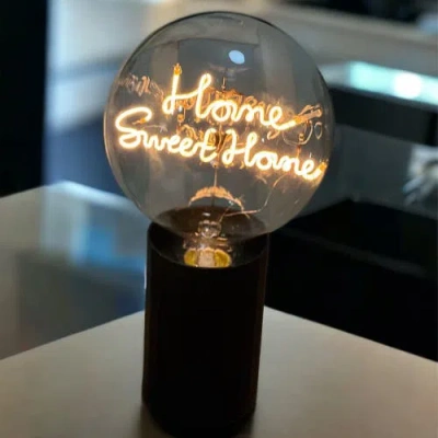 Mitb Home Sweet Home Portable Table Lamp In Yellow