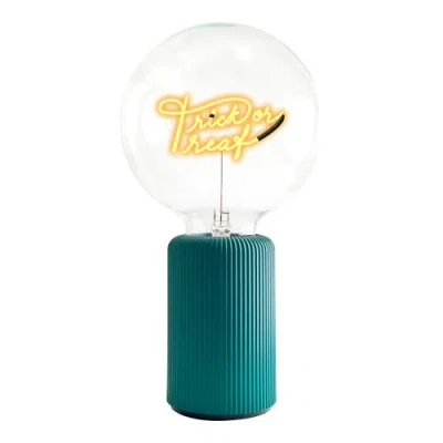 Mitb Trick Or Treat Portable Table Lamp In Green