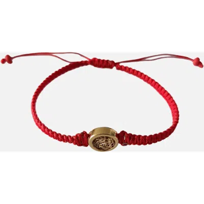 Daniela Millan Jewelry Soul Charm Bracelet In Red