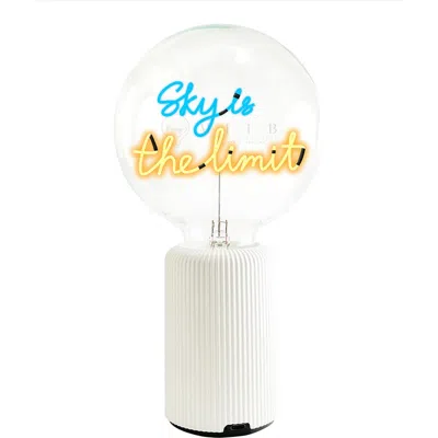 Mitb Sky Is The Limit Portable Table Lamp In White