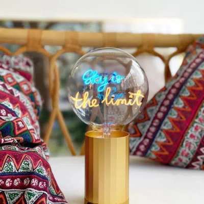 Mitb Sky Is The Limit Portable Table Lamp In White