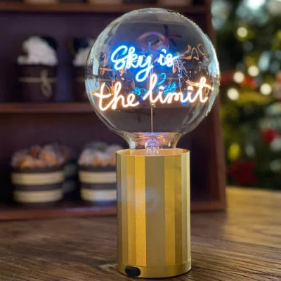 Mitb Sky Is The Limit Portable Table Lamp In Blue