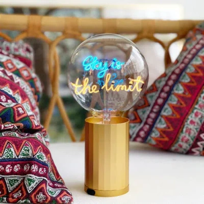 Mitb Sky Is The Limit Portable Table Lamp In Blue