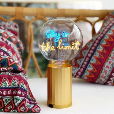 Mitb Sky Is The Limit Portable Table Lamp In Green