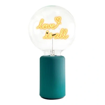 Mitb Love Is All Portable Table Lamp In Green