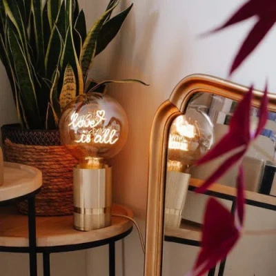 Mitb Love Is All Portable Table Lamp In Green